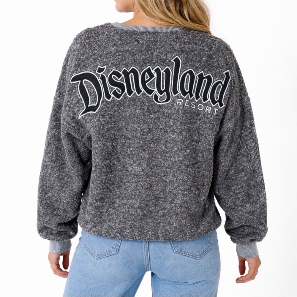 Disneyland Resort Women's Gray Cozy Pullover Sweater - Sherpa